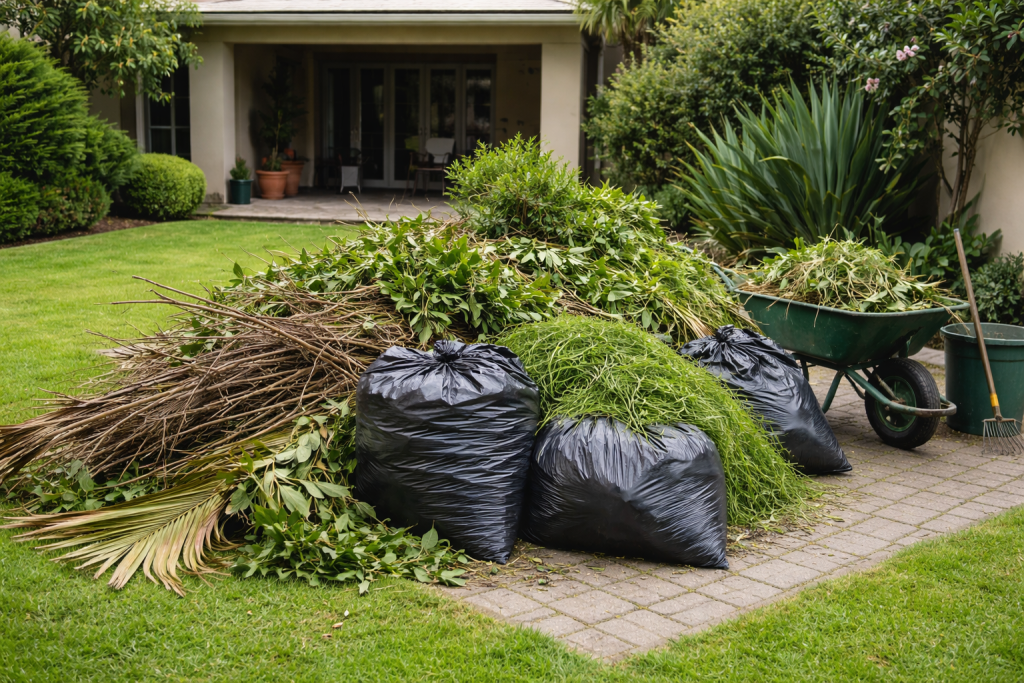 Garden Refuse in a House